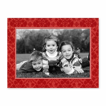 boatman geller damask red photocard