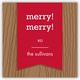 boatman geller faux bois cherry square sticker