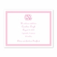 boatman geller grand border pink small flat notecard