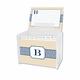 boatman geller greek key band navy recipe box