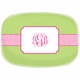 boatman geller greek key band pink platter