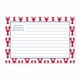 boatman geller greek key band pink recipe card