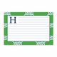 boatman geller greek key band pink recipe card
