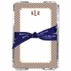 boatman geller herringbone chocolate acrylic note sheets