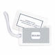 boatman geller herringbone gray bag tags