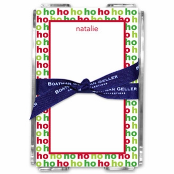 boatman geller ho ho ho acrylic note sheets