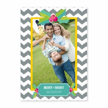 boatman geller holly chevron gray photocard