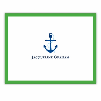 boatman geller icon anchor with border foldover notes