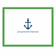 boatman geller icon anchor with border foldover notes