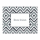 boatman geller ikat gray fold over note