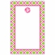 boatman geller kate raspberry & lime notepad