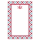 boatman geller kate red & teal notepad