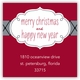 boatman geller label chic cranberry square sticker