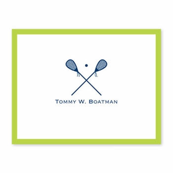 boatman geller lacrosse navy foldover note