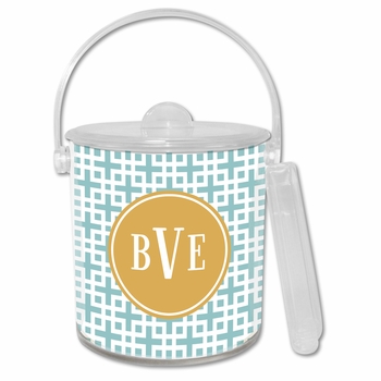 boatman geller lattice slate ice bucket