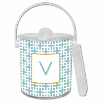 boatman geller lattice slate ice bucket