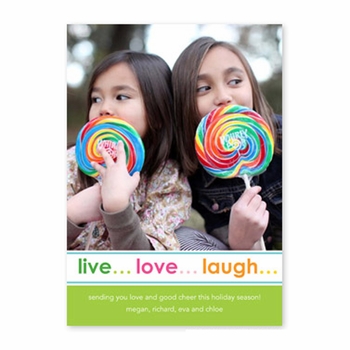 boatman geller live love laugh photocard