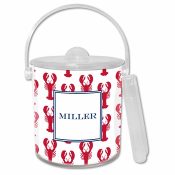 boatman geller lobsters red ice bucket