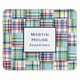 boatman geller madras patch blue mouse pad