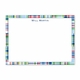 boatman geller madras patch blue thin stationery card