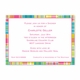 boatman geller madras patch bright stationery/announcement card