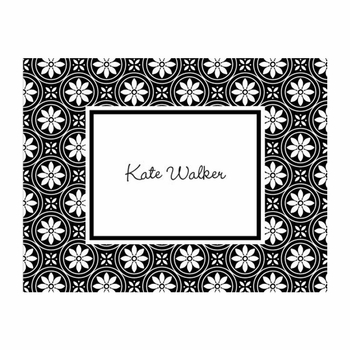 boatman geller medallion black foldover note