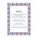 boatman geller miller check navy & red large flat notecard