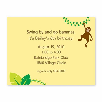 boatman geller monkey small flat notecard