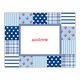 boatman geller patchwork blue foldover note