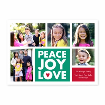 boatman geller peace joy love emerald photocard