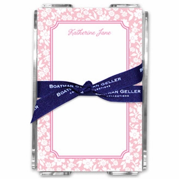 boatman geller petite flower petal note sheets in acrylic