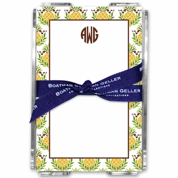 boatman geller pineapple repeat acrylic note sheets