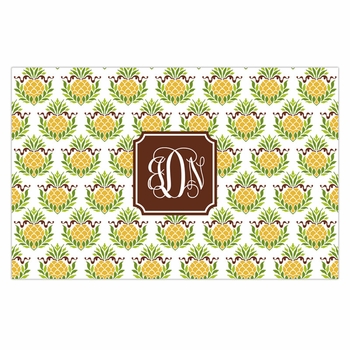 boatman geller pineapple repeat disposable placemats