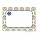 boatman geller pineapple repeat pink large flat notecard