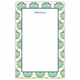 boatman geller pineapple repeat teal notepad