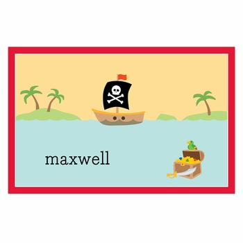 boatman geller pirate disposable placemats