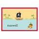 boatman geller pirate disposable placemats