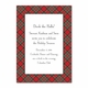 boatman geller plaid red invitation