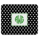 boatman geller polka dot black mouse pad