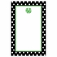 boatman geller polka dot black notepad
