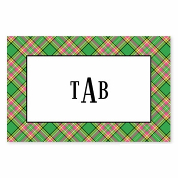 boatman geller preppy plaid disposable placemats