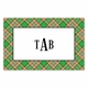 boatman geller preppy plaid disposable placemats