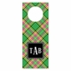 boatman geller preppy plaid wine tags