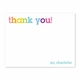 boatman geller rainbow thank you small flat notecard