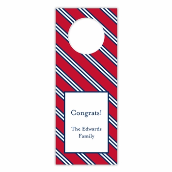 boatman geller repp tie red & navy wine tags