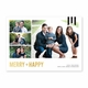 boatman geller ribbon collage black & gold photocard