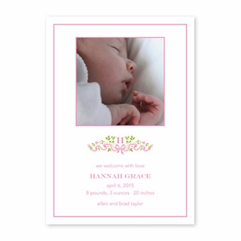 boatman geller ribbon pink photocard
