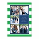 boatman geller rugby collage kelly green & navy photocard