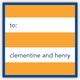 boatman geller rugby orange & navy border square sticker