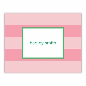 boatman geller rugby pink foldover note